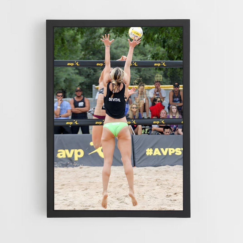 Poster Olympic beach volley – affiche Beach-volley (vue 2)